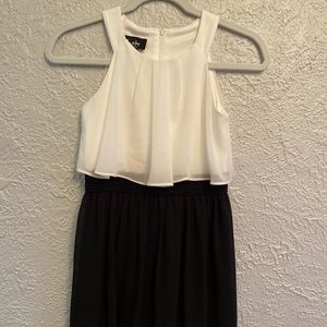 Black and white dress